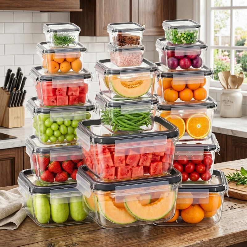 Meal Prep Glass Containers With Lids - 18pcs/set Glass Food Storage Containers with
