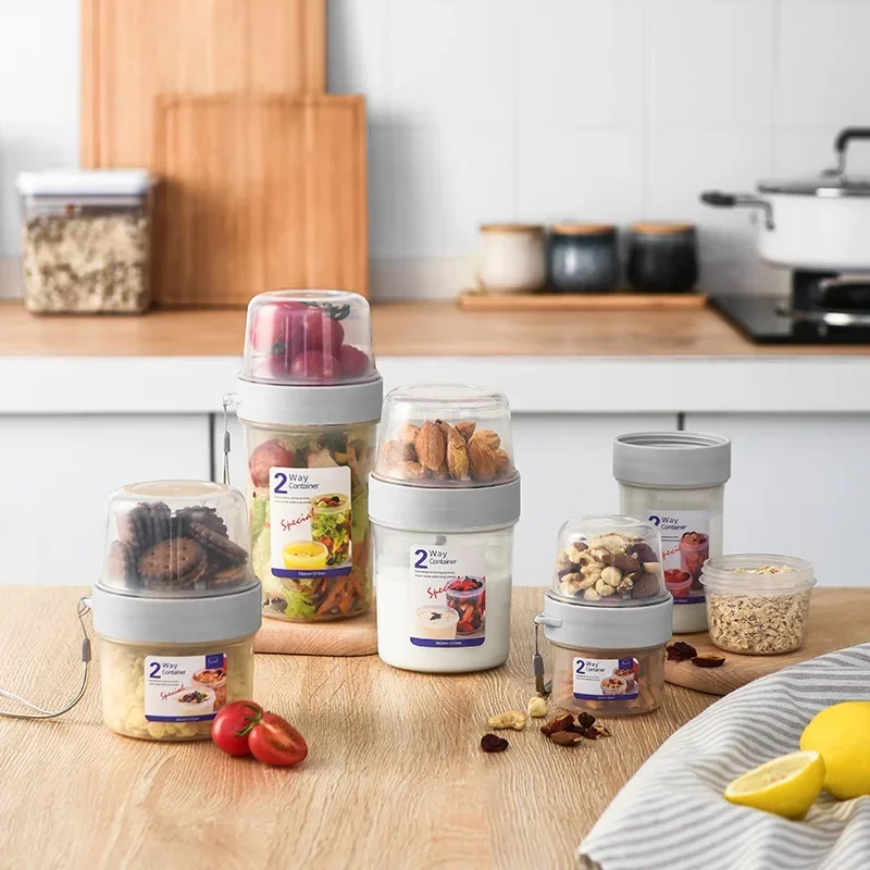 Carry Breakfast Cup Salad Cups - огляд і ціна Meal Prep Oatmeal Jars