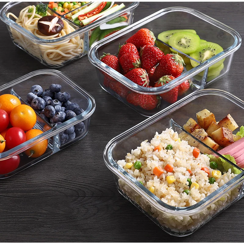 Glass Lunch Box Sealed Fresh-K - огляд і ціна Meal Prep Glass Containers With Lids