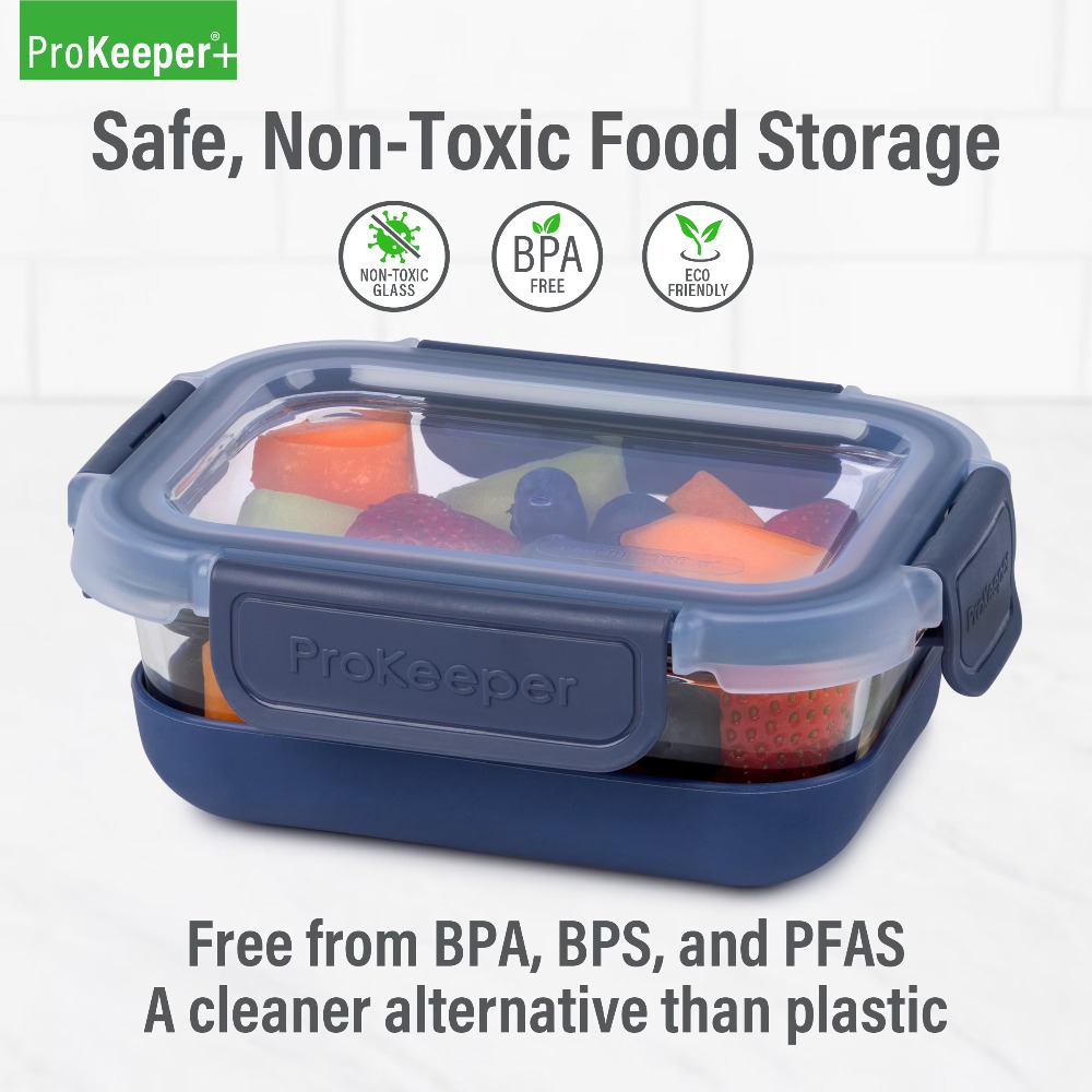2 Pack 1.6 Cup Glass Food Stor - огляд і ціна Meal Prep Glass Containers With Lids
