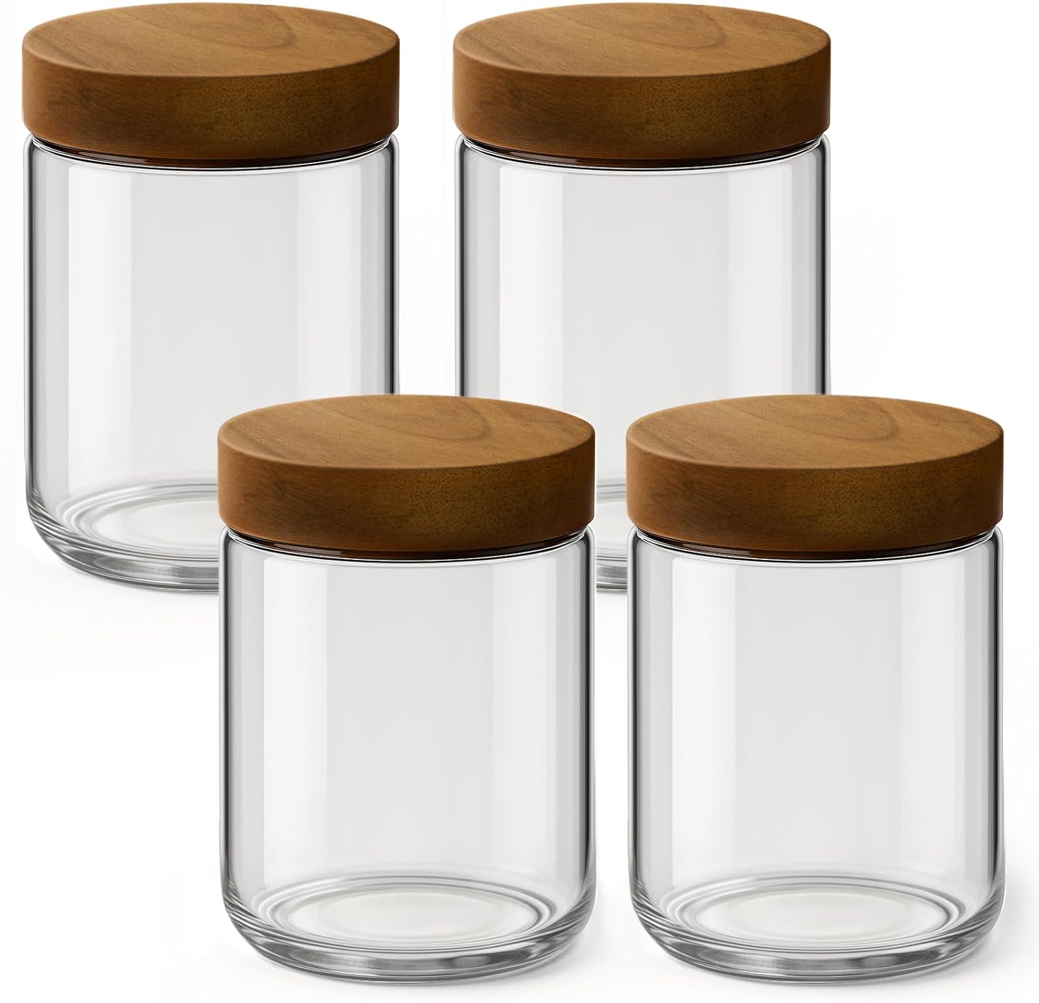 16oz 4 Pack Overnight Oats Con - огляд і ціна Meal Prep Glass Containers With Lids