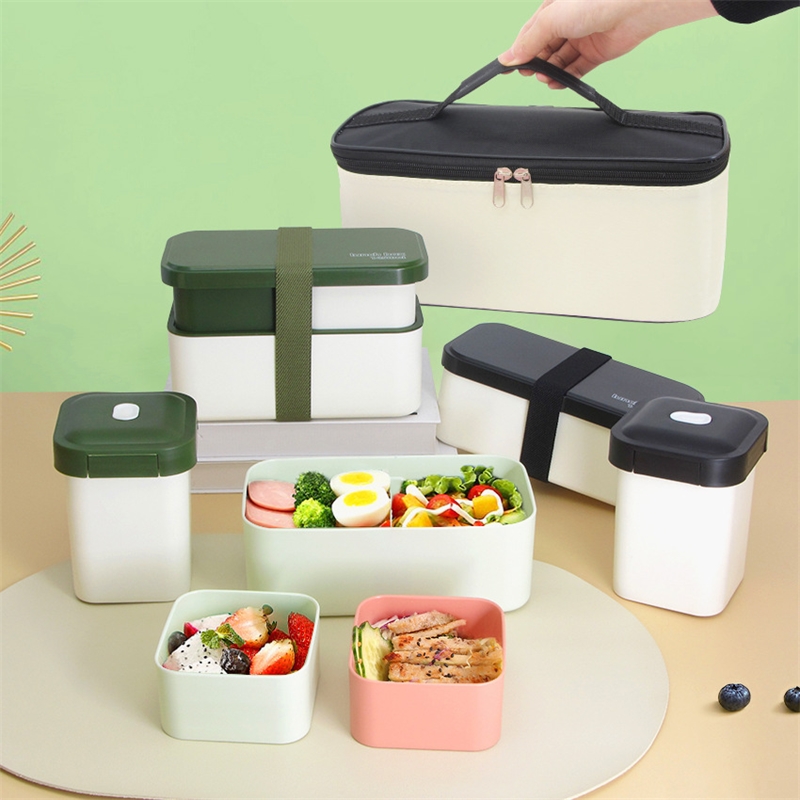 Double Compartment Lunch Box M - огляд і ціна Meal Prep Japanese Food