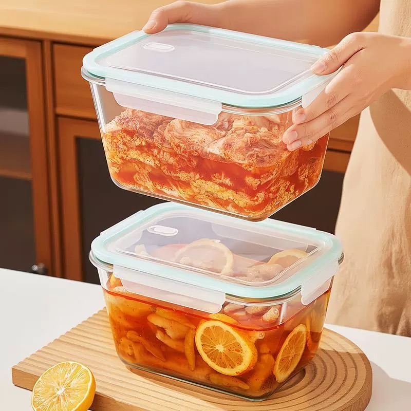 White Lid High Borosilicate Gl - огляд і ціна Meal Prep Glass Containers With Lids
