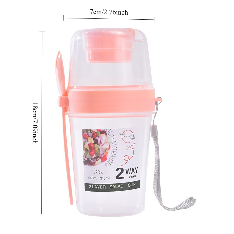 Portable Salad Cup Breakfast C - огляд і ціна Meal Prep Oatmeal Jars
