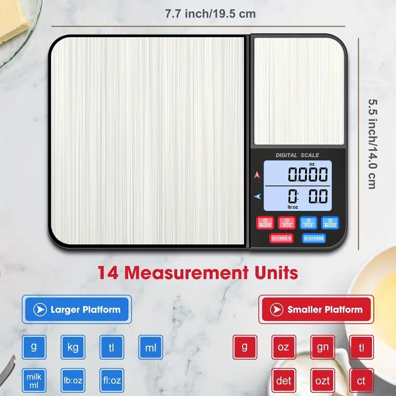 1pc Digital Kitchen Scale for  - огляд і ціна Meal Prep Diet