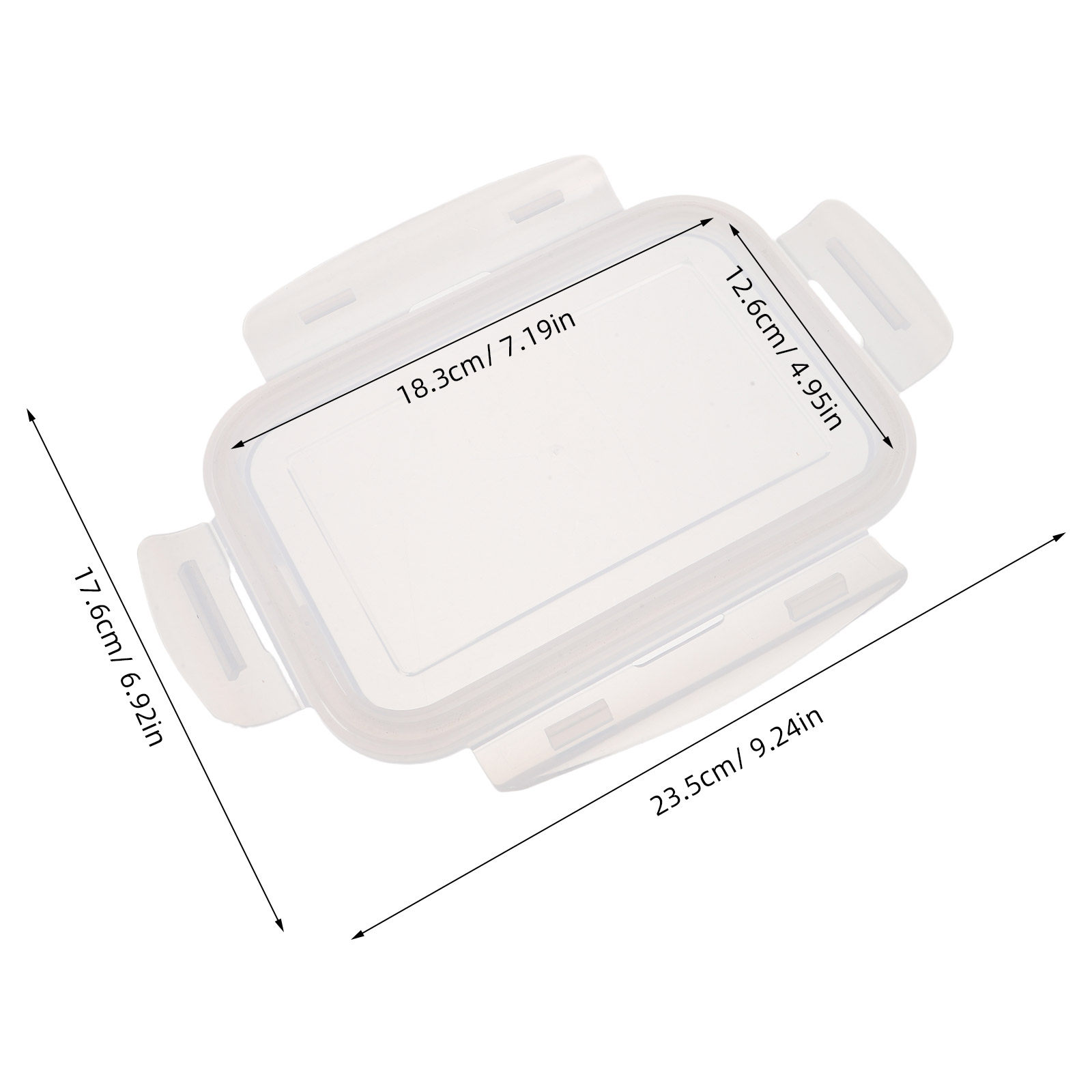 Airtight Rectangle Container L - огляд і ціна Meal Prep Glass Containers With Lids