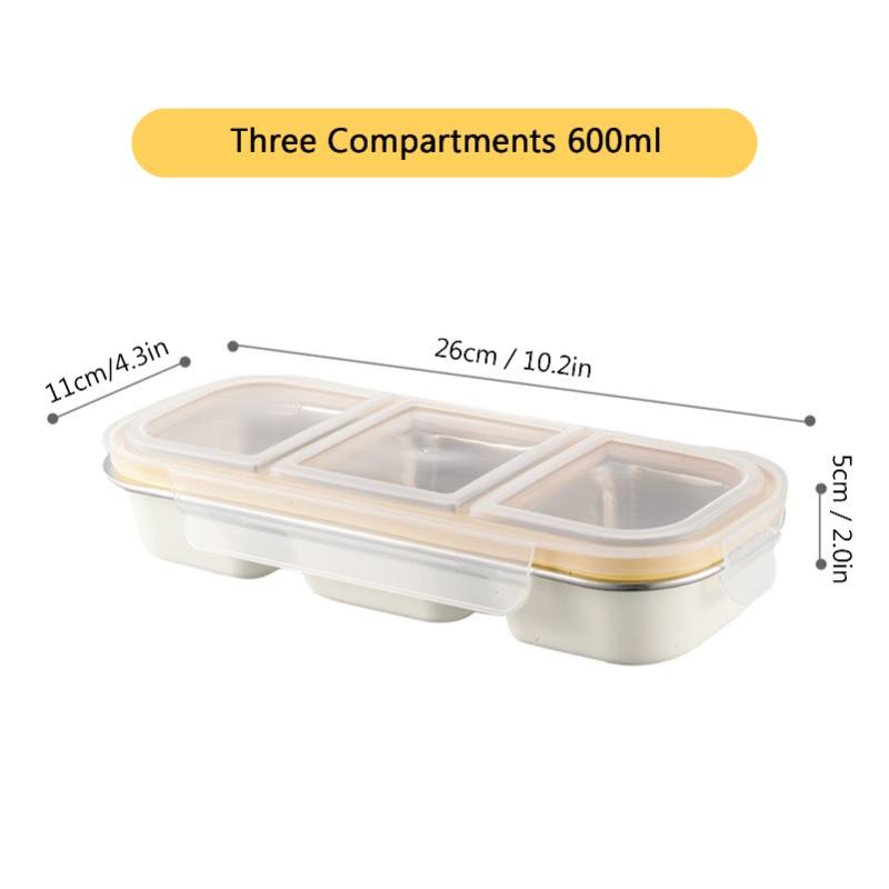 Stainless Steel Lunch Box For  - огляд і ціна Meal Prep Diet