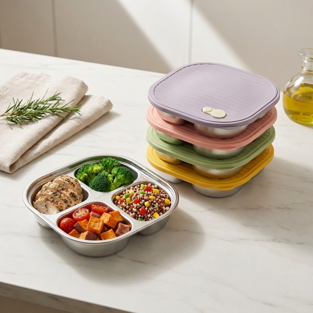 Microwave Safe 304 Stainless S - огляд і ціна Meal Prep Diet
