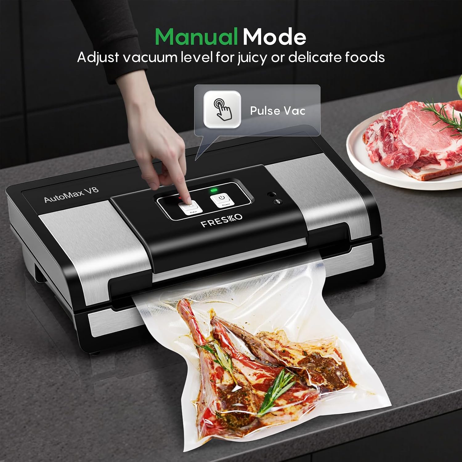 automatic food vacuum sealer h - огляд і ціна Meal Prep Bulking