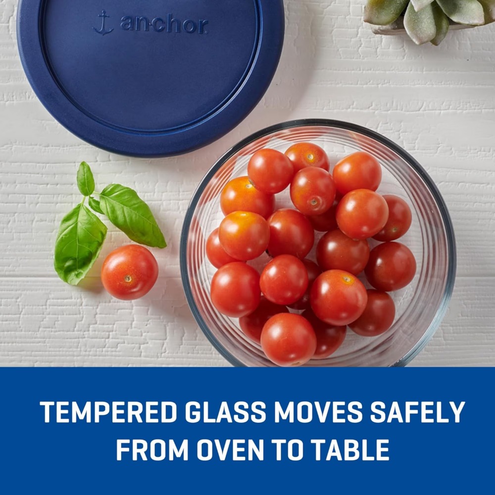 2 Pack Round Glass Food Storag - огляд і ціна Meal Prep Glass Containers With Lids