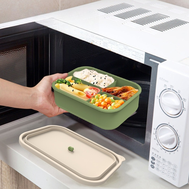 Microwave Safe Silicone Lunch  - огляд і ціна Meal Prep Diet