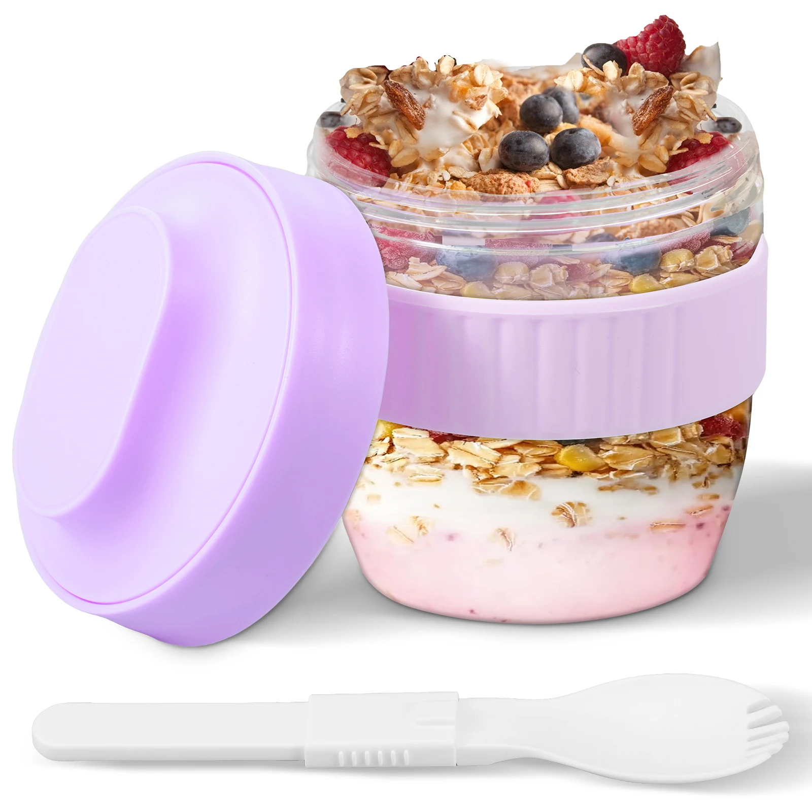 Double Layer Overnight Oats Co - огляд і ціна Meal Prep Oatmeal Jars
